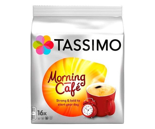 Картинка Кофе в капсулах Tassimo Morning Cafe Strong XL 16 шт