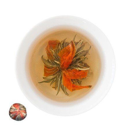 Зображення Зелений чай Вогненна квітка Діамантовий Дракон пак. з фольги 100 г