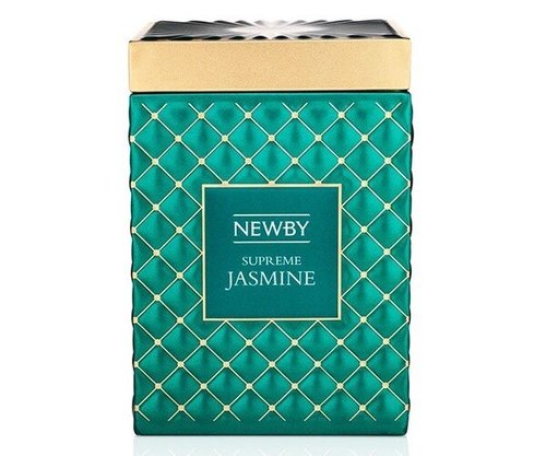 Картинка Зеленый чай Newby Gourmet Supreme Jasmine ж/б 100 г