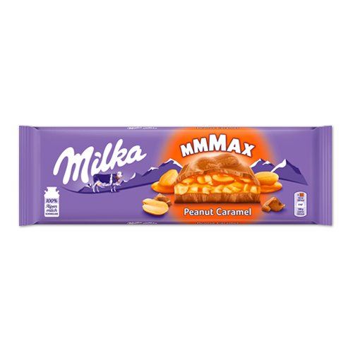 Зображення Молочний шоколад Milka Peanut Caramel арахіс, карамель 276 г
