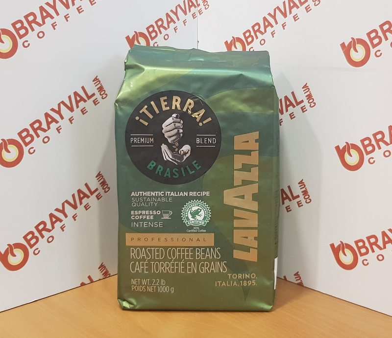 Картинка Кофе зерновой Lavazza Tierra Brasile Espresso 1 кг