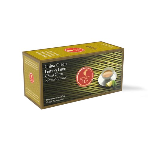 Картинка Пакетированный зеленый ароматизированный чай Julius Meinl Лимон Лайм 25 шт