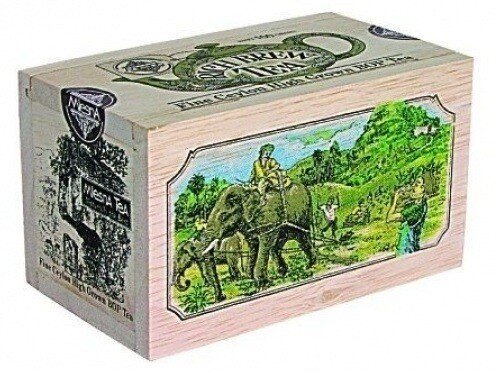 Картинка Черный чай Рич Брю B.O.P Млесна деревянная коробка 400 г