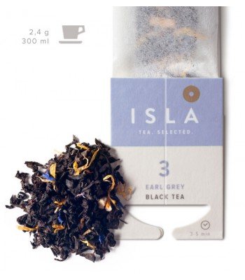Картинка Чай черный Isla Earl Grey с бергамотом №3 на чашку 2,4 г х 10 шт