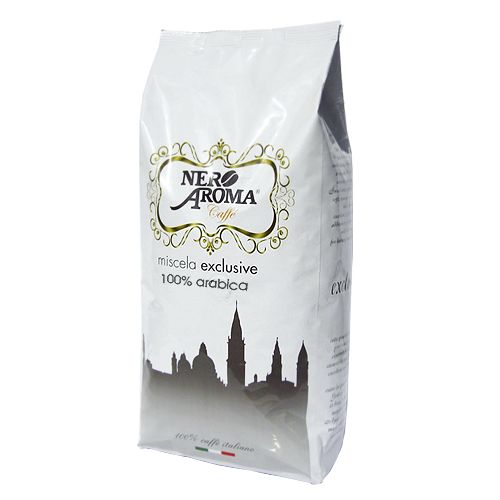 Картинка Кофе в зернах Nero Aroma EXCLUSIVE 100% ARABICA 1 кг
