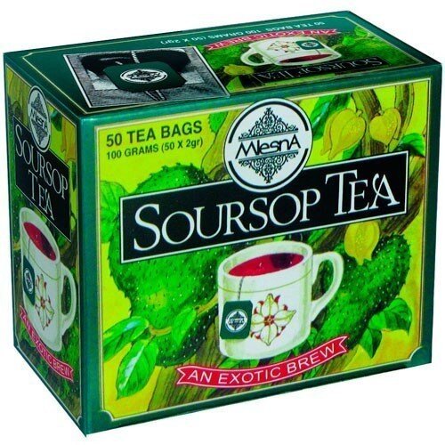 Картинка Черный чай Саусеп в пакетиках Млесна картонная коробка 100 г