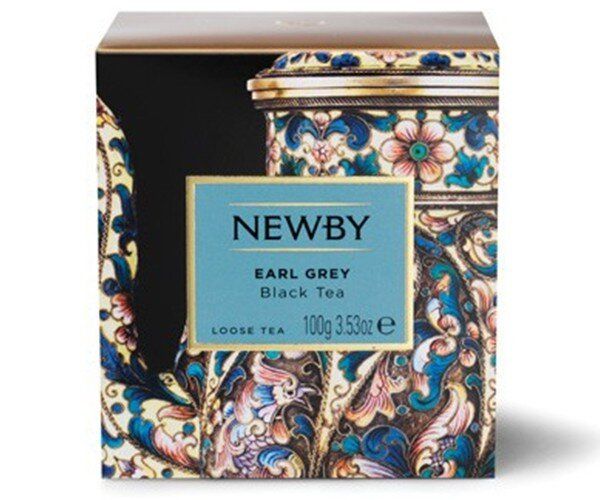 Картинка Черный чай Newby Эрл Грей 100 г картон (220060)