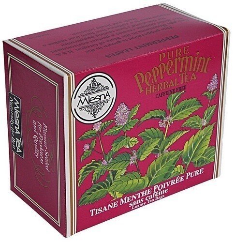 Картинка Травяной чай Перечная мята в пакетиках Млесна картонная коробка 75 г
