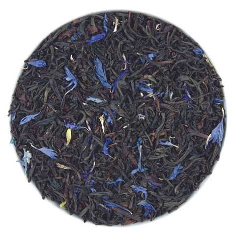 Картинка Чай черный ТМ Світ чаю Эрл Грей голубой цветок 50 г