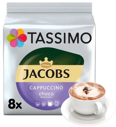 Картинка Кофе в капсулах Jacobs Tassimo Capucino Сhoco 8шт
