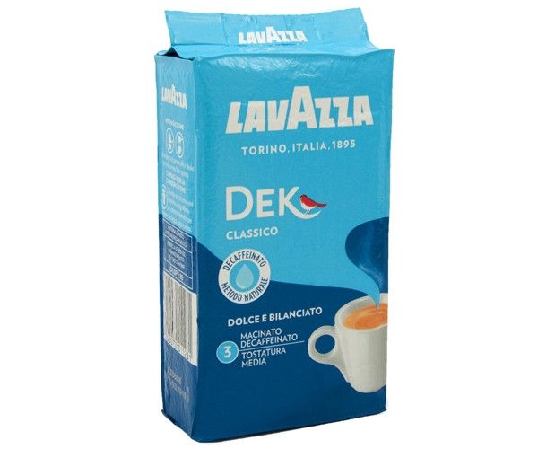 Картинка Кофе молотый Lavazza Dek Decaffeinato (без кофеина) 250 г