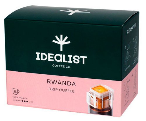 Дріп кава Idealist Coffee Co Руанда 15 шт