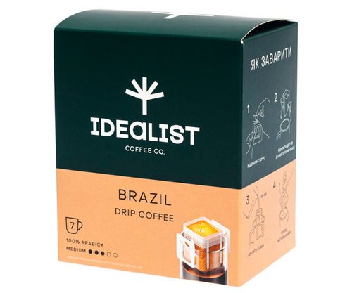 Дріп кава Idealist Coffee Co Бразилія 7 шт