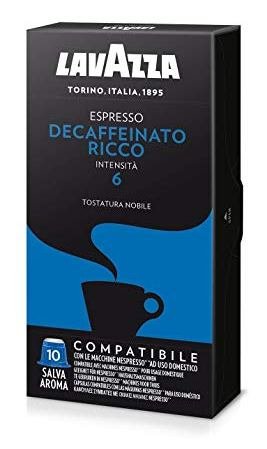 Кофе в капсулах Nespresso Lavazza Decaffeinato Ricco 10шт