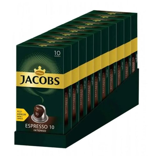 Кофе в капсулах Nespresso Jacobs Espresso Intenso 10уп