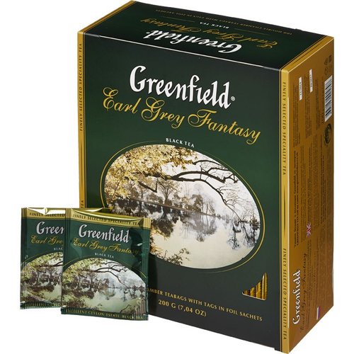 Чай Greenfield Earl Grey Fantasy 100 пакетиков