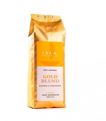 Кофе в зернах Isla GOLD BLEND 500 г