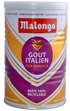 Кофе молотый Malongo gout Italien ж/б 250 г