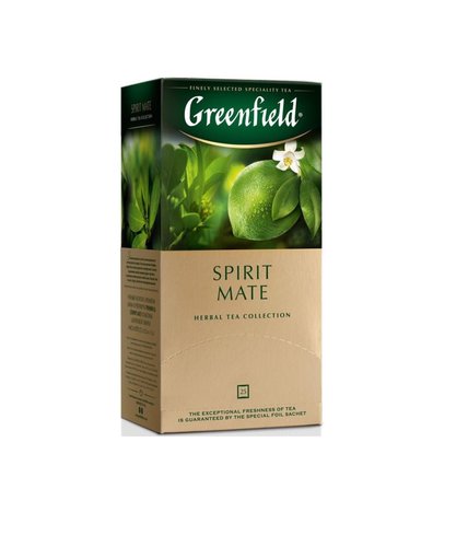 Чай GreenField Spirit Mate 25шт