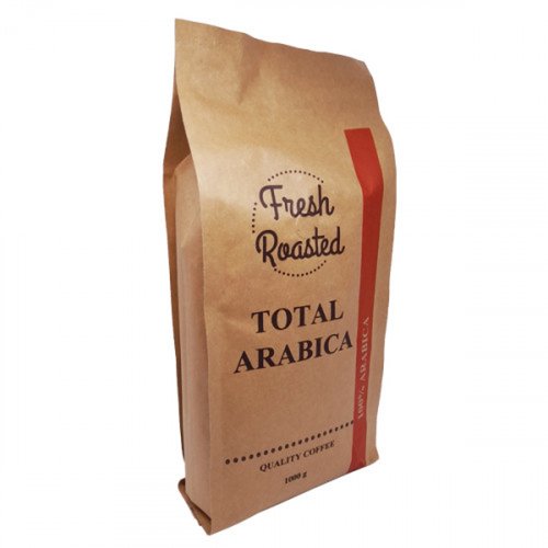 Кофе Fresh Roasted Total Arabica в зернах 100% arabica 1кг