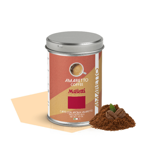 Кофе молотый Musetti Amaretto 125г ж/б