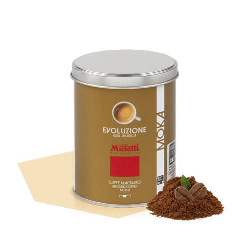 Кофе молотый Musetti Evoluzione 100% Arabica 250г ж/б