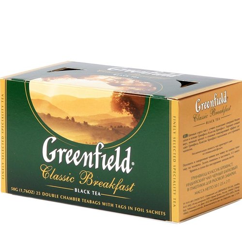 Чай Greenfield Classic Breakfast 25 пакетиков