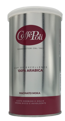 Молотый кофе Caffe Poli ARABICA 100% ж/б 250 г