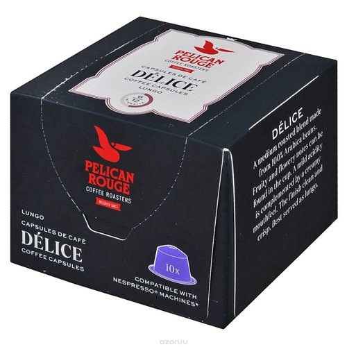 Кофе в капсулах Nespresso Pelican Rouge Delice 10шт