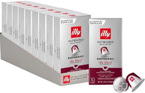 Набор кофе в капсулах Nespresso ILLY Intenso 10уп