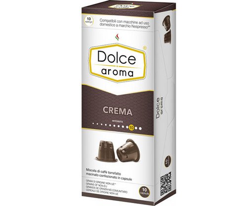 Кофе в капсулах Dolce Aroma Crema 100% арабика 10 шт