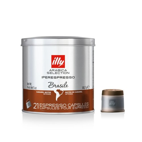 Кофе в капсулах iperEspresso ILLY BRAZIL ж/б 21 шт