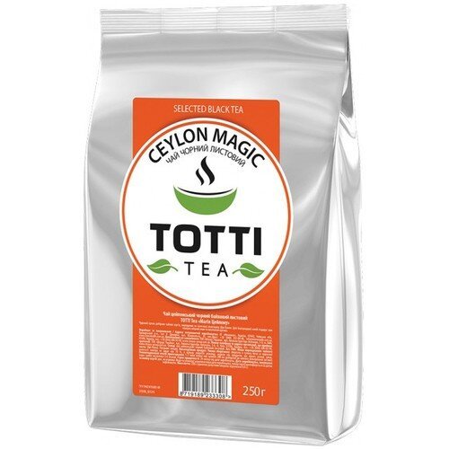 Черный чай TOTTI Tea Магия Цейлона 250 г