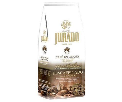 Кофе в зернах Jurado 100% Arabica, без кофеина 1 кг