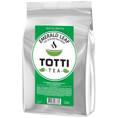 Зеленый чай TOTTI Tea Изумрудный лист 250 г