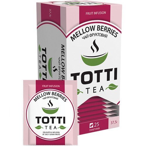 Фруктовый чай TOTTI Tea Сочные Ягоды в пакетиках 25 шт