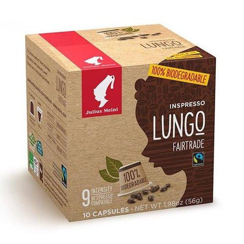 Кофе в капсулах Nespresso Julius Meinl Lungo Fairtrade 10шт