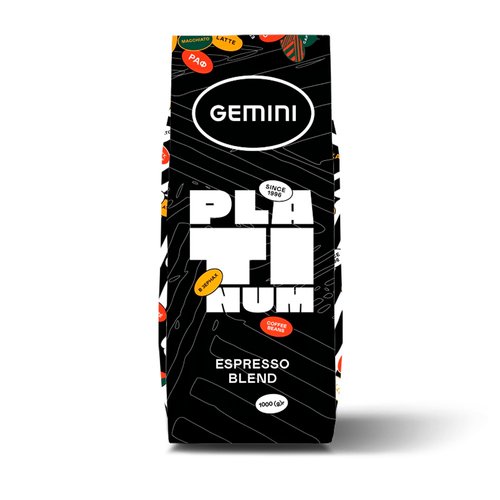 Кофе в зёрнах Gemini Espresso Platinum 1 кг