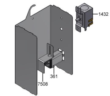 Зображення 1T310054 Адаптер підключення шнура живлення охолоджувача (560.0004.838)