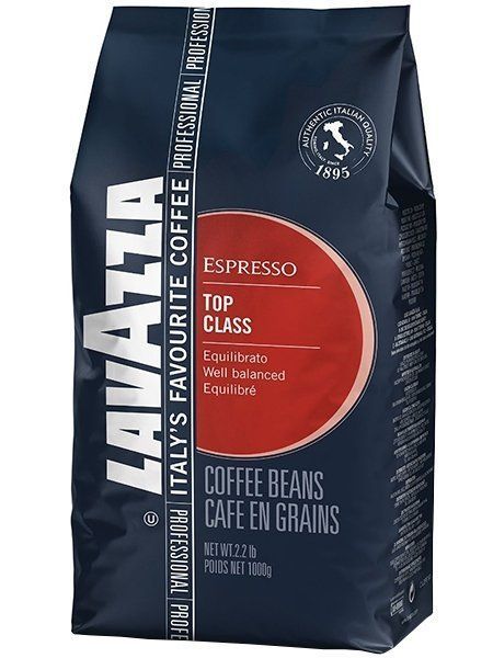 Зображення Кава в зернах Lavazza Top Class 1 кг, оригінал (ящик 6 кг)