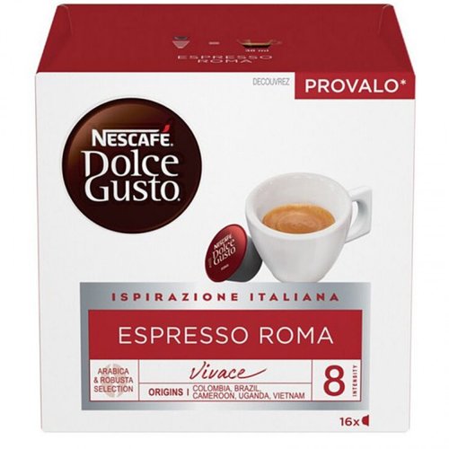 Картинка Кофе в капсулах Nescafe Dolce Gusto Roma 16 шт