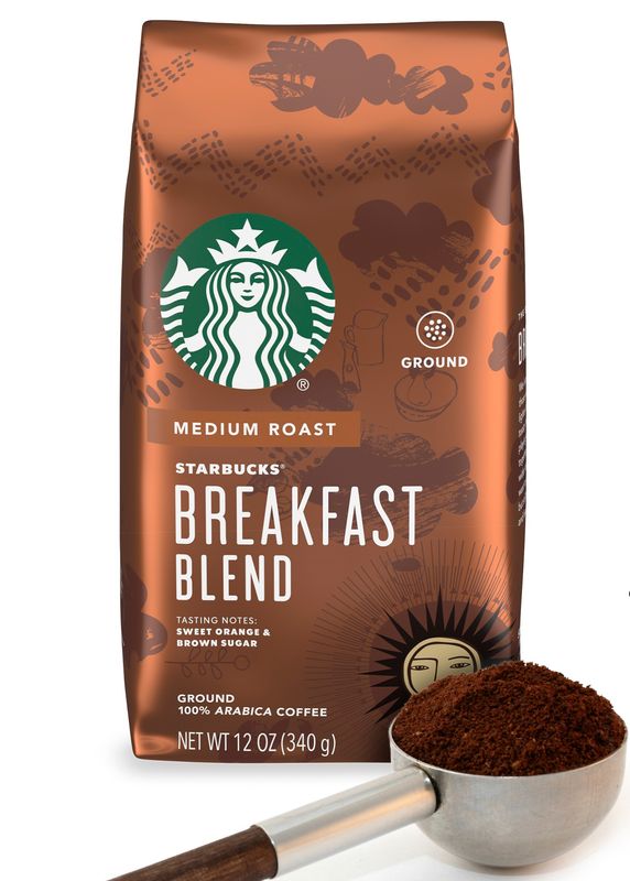 Картинка Кофе молотый Starbucks Breakfast blend 340г