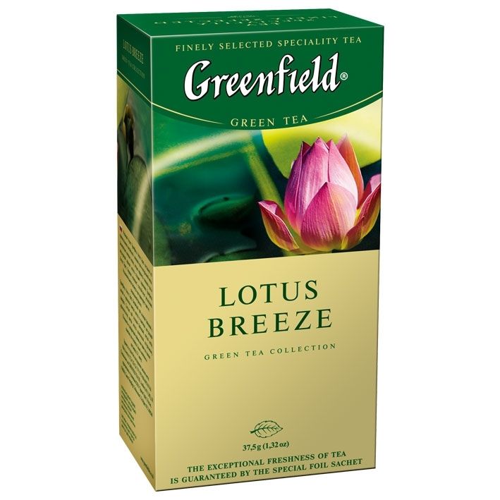 Картинка Чай Greenfield Lotus Breeze 25 пакетиков
