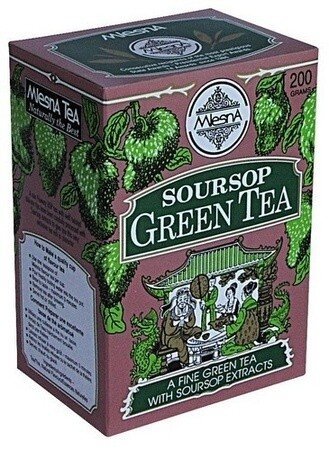 Картинка Зеленый чай Саусеп Млесна картонная коробка 200 г