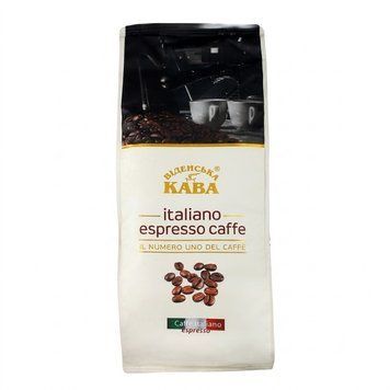 Картинка Кофе в зернах Виденська кава Italiano Espresso Coffee 1 кг