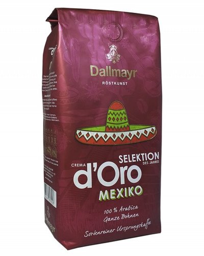 Картинка Кофе в зернах Dallmayr Crema d'Oro Selektion Mexico 1кг