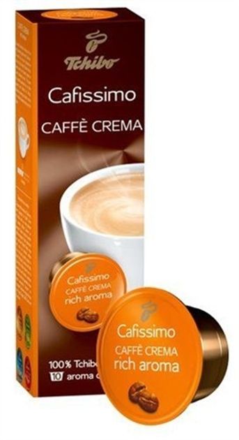 Зображення Кава в капсулах Tchibo cafissimo Caffe crema rich aroma 10 шт