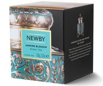 Зображення Зелений чай Newby Квіти Жасмину 100 г картон (220090)
