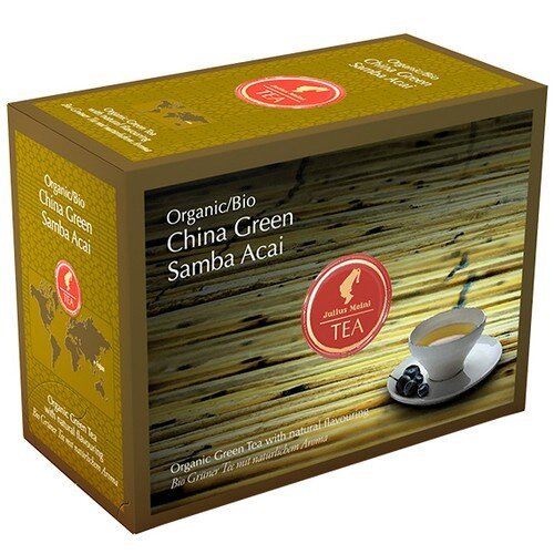 Зображення Органічний зелений чай Julius Meinl Bio Самба Асаи 20х3,25 г