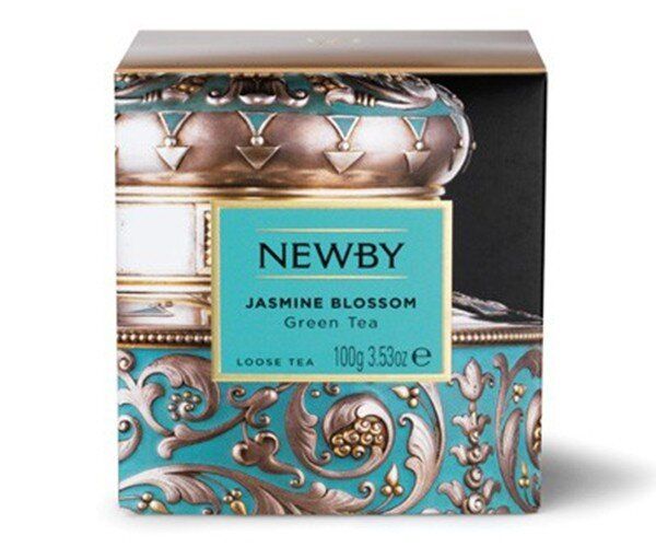 Картинка Зеленый чай Newby Цветы Жасмина 100 г картон (220090)